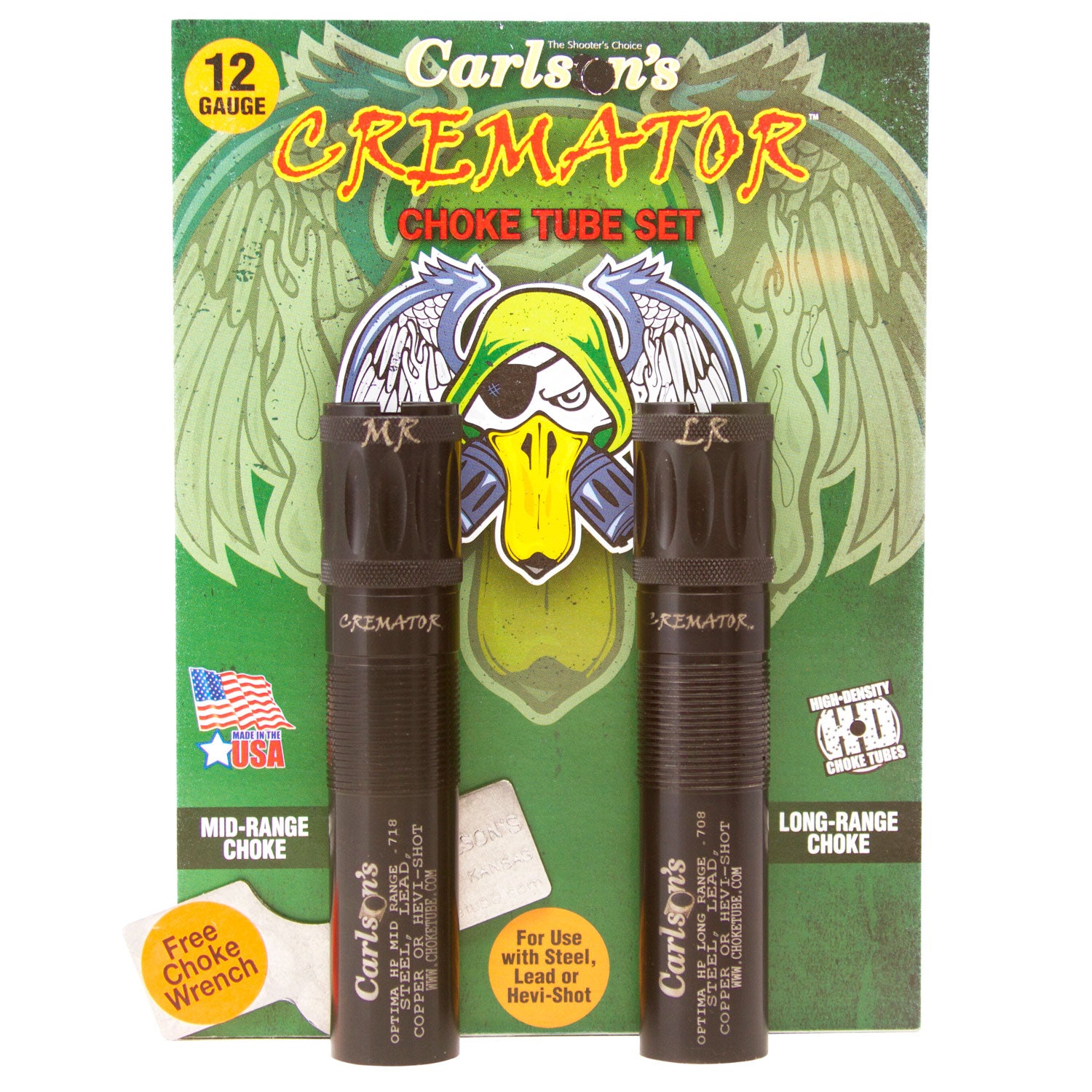 Carlson's 11662 Cremator Choke Tube Beretta Optima HP 12GA Mid/Long Range Non-Ported Stainless
