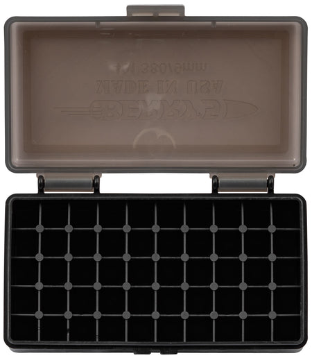 Berry's Ammo Box 9mm/380ACP 50rd Flip-Top Smoke/Black Polypropylene