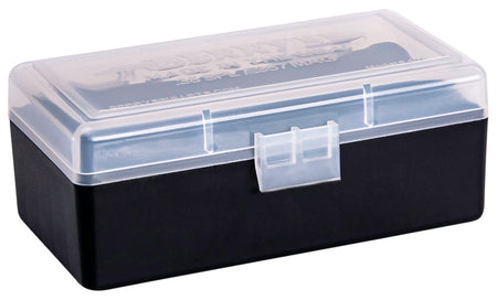 Berry's Ammo Box 38Spl/357Mag 50rd Flip-Top Clear/Black Polypropylene