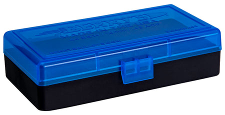 Berry's Ammo Box 40S&W/45ACP 50rd Flip-Top Blue/Black Polypropylene