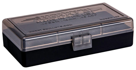 Berry's Ammo Box 40S&W/45ACP 50rd Flip-Top Smoke/Black Polypropylene