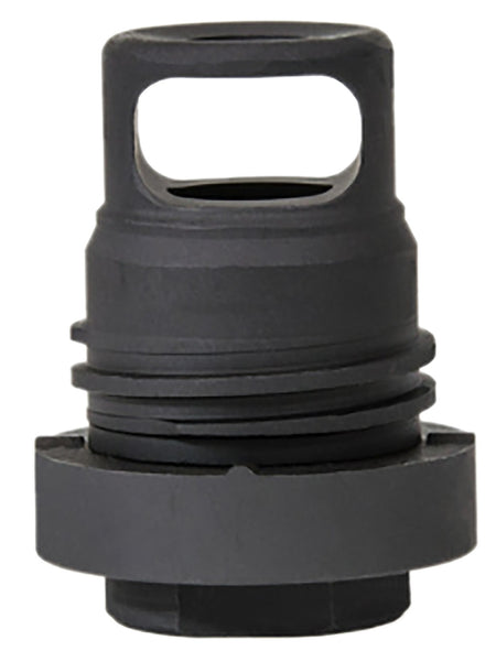 YHM 3102-1MB-24A Mini Phantom Quick-Detach Muzzle Brake Black Steel 5/8"-24 tpi 30 Caliber AR-Platform