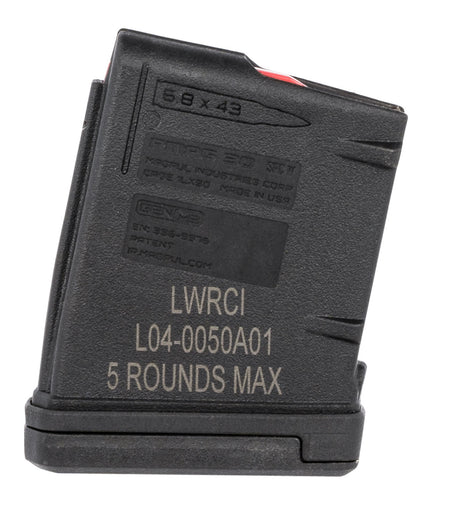 LWRC SIX8 PMAG 5rd 6.8 SPC Detachable Black Magazine