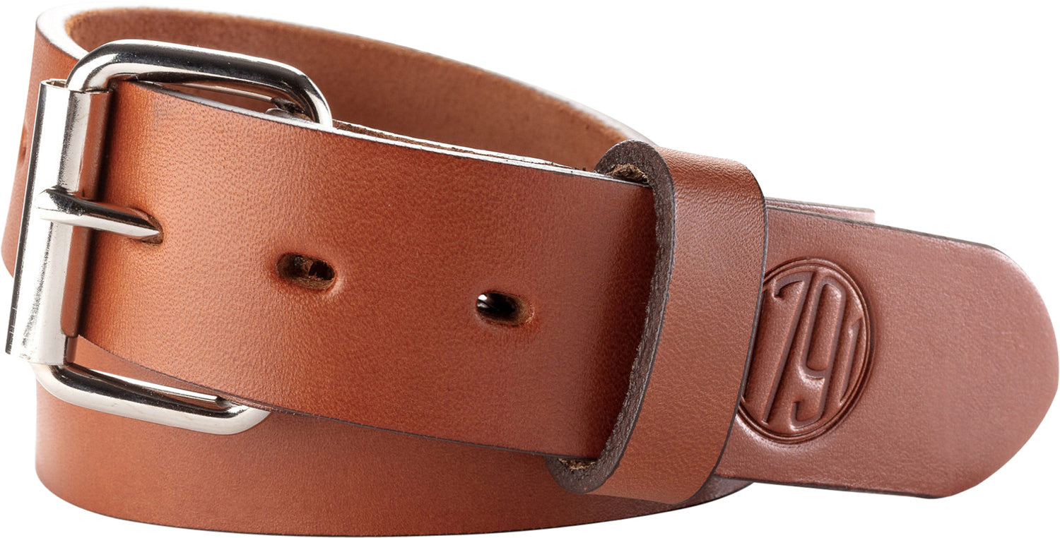 1791 Gunleather Gun Belt 01 Classic Brown 46/50 Leather 1.5" Wide Buckle
