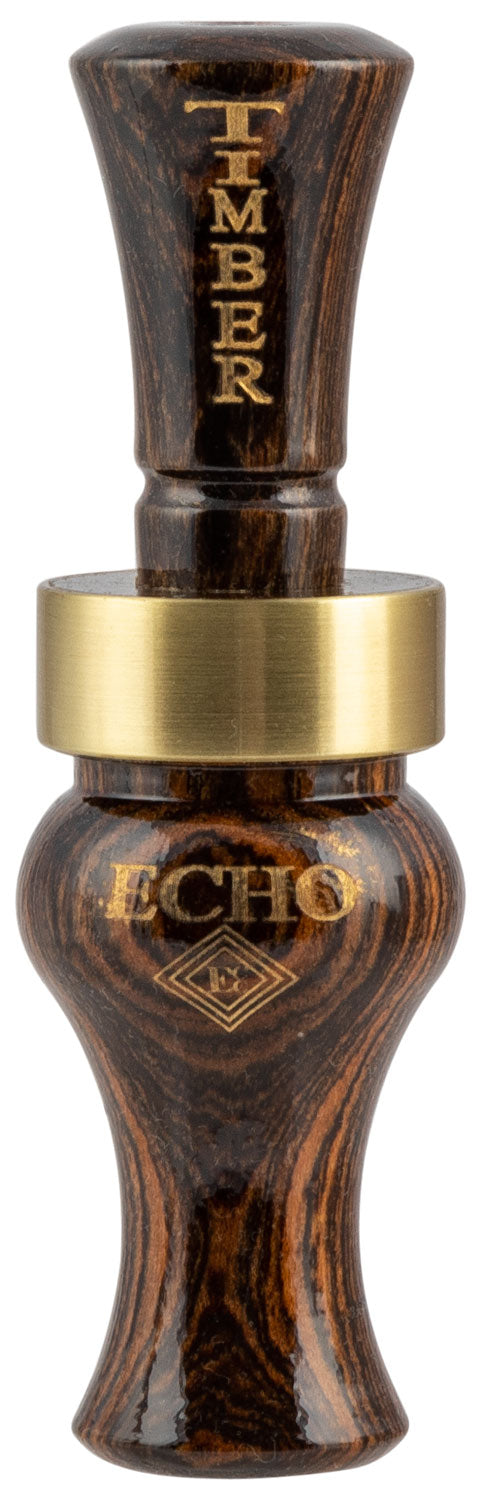 Echo Calls 78015 Single Reed Timber Duck Call Close-In Mallard Hen Brown Bocote
