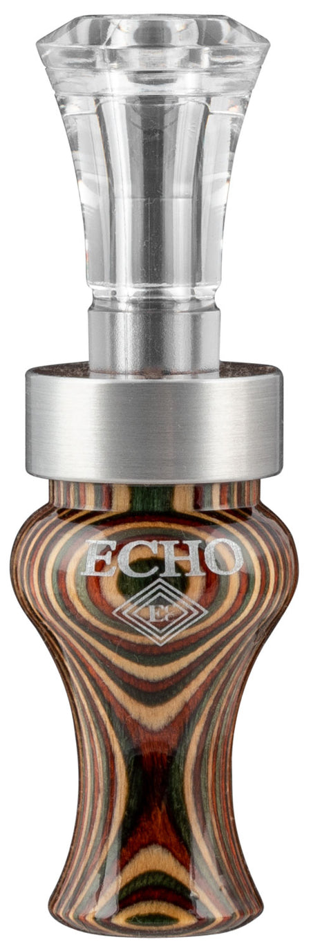 Echo Calls 77754 DiamondWood Timber Double Reed Mallard Duck Call Multi-Color