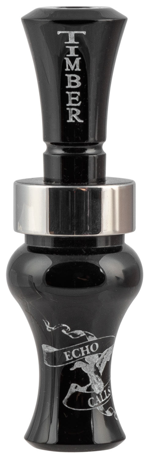 Echo Calls 77715 Single Reed Acrylic Timber Mallard Duck Call Black