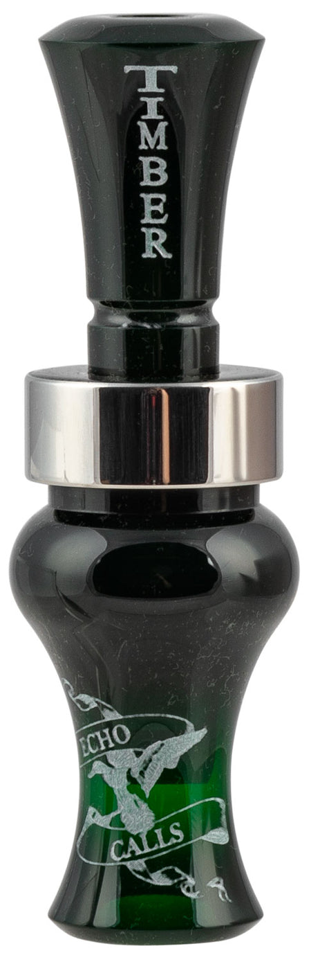 Echo Calls 77766 Single Reed Acrylic Timber Mallard Duck Call Dark Green