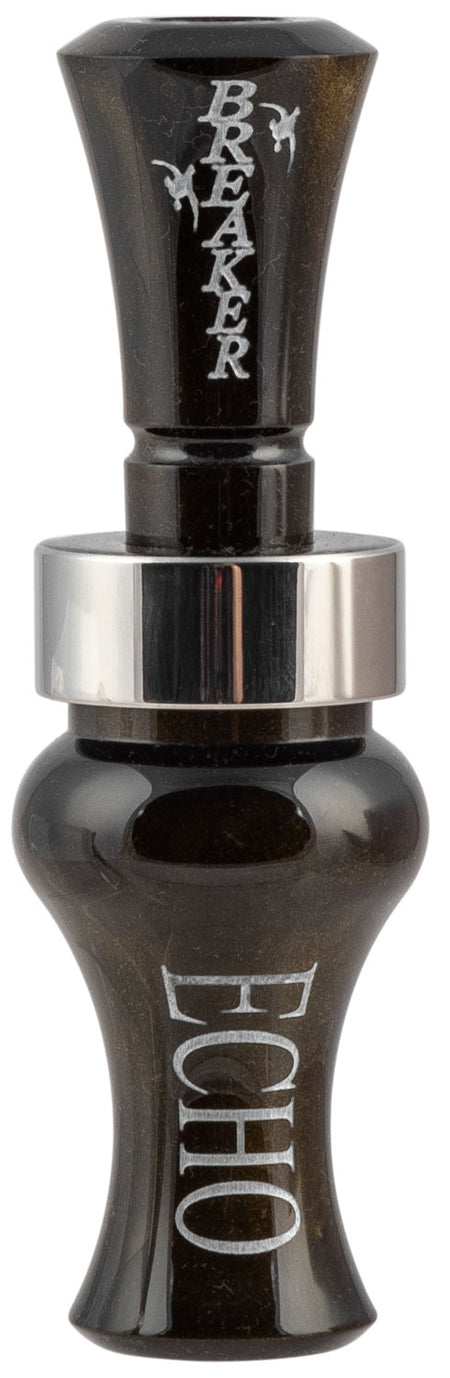 Echo 78909 Breaker Single Reed Call for Mallard Hens - Black Gold Pearl
