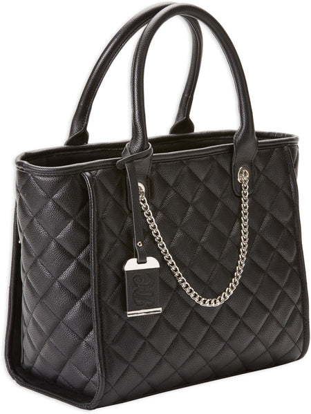Bulldog BDP058 Carry Tote Purse with Firearm Compartment and Holster Black Nylon for Small Pistols