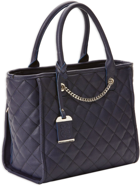 Bulldog BDP059 Carry Tote Purse with Firearm Compartment and Holster Navy Nylon for Small Pistols