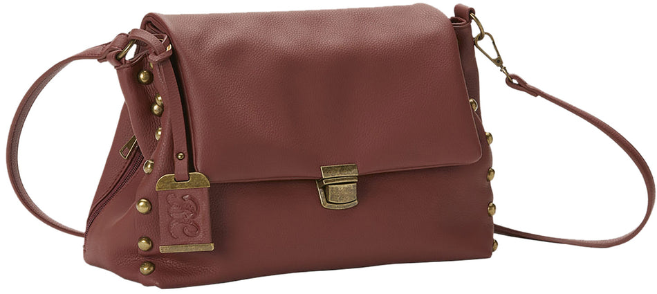 Bulldog BDP072 Convertible Hobo Carry Purse with Matching Holster Rust PU Leather for Small Pistols