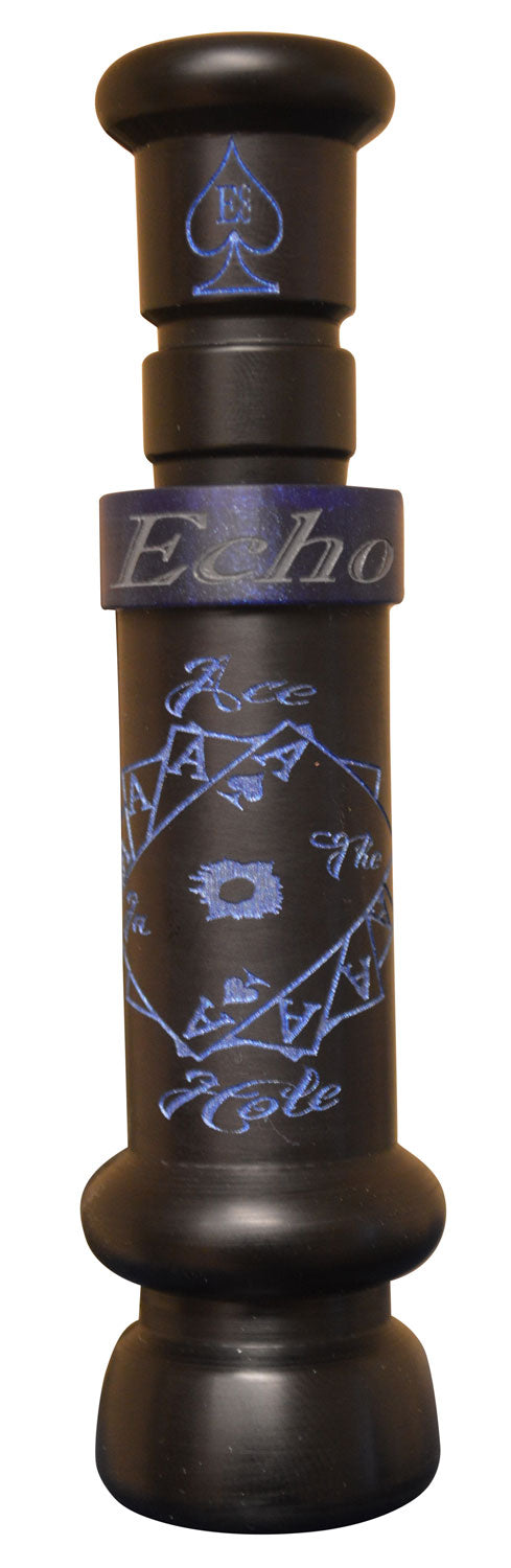 Echo 90022 Ace in the Hole Open Single Reed Duck Call - Matte Black