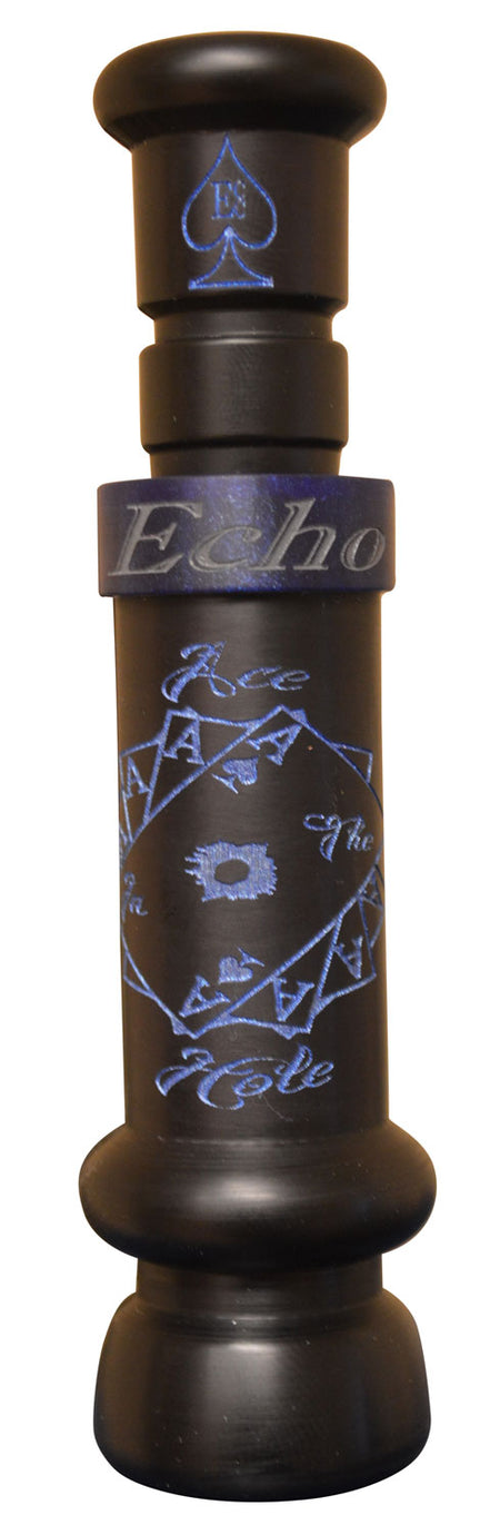 Echo 90022 Ace in the Hole Open Single Reed Duck Call - Matte Black