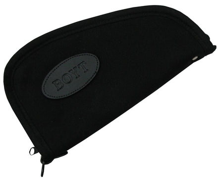 Boyt Harness Heart-Shaped Handgun Rug 14" Long Black Canvas with Flannel Lining