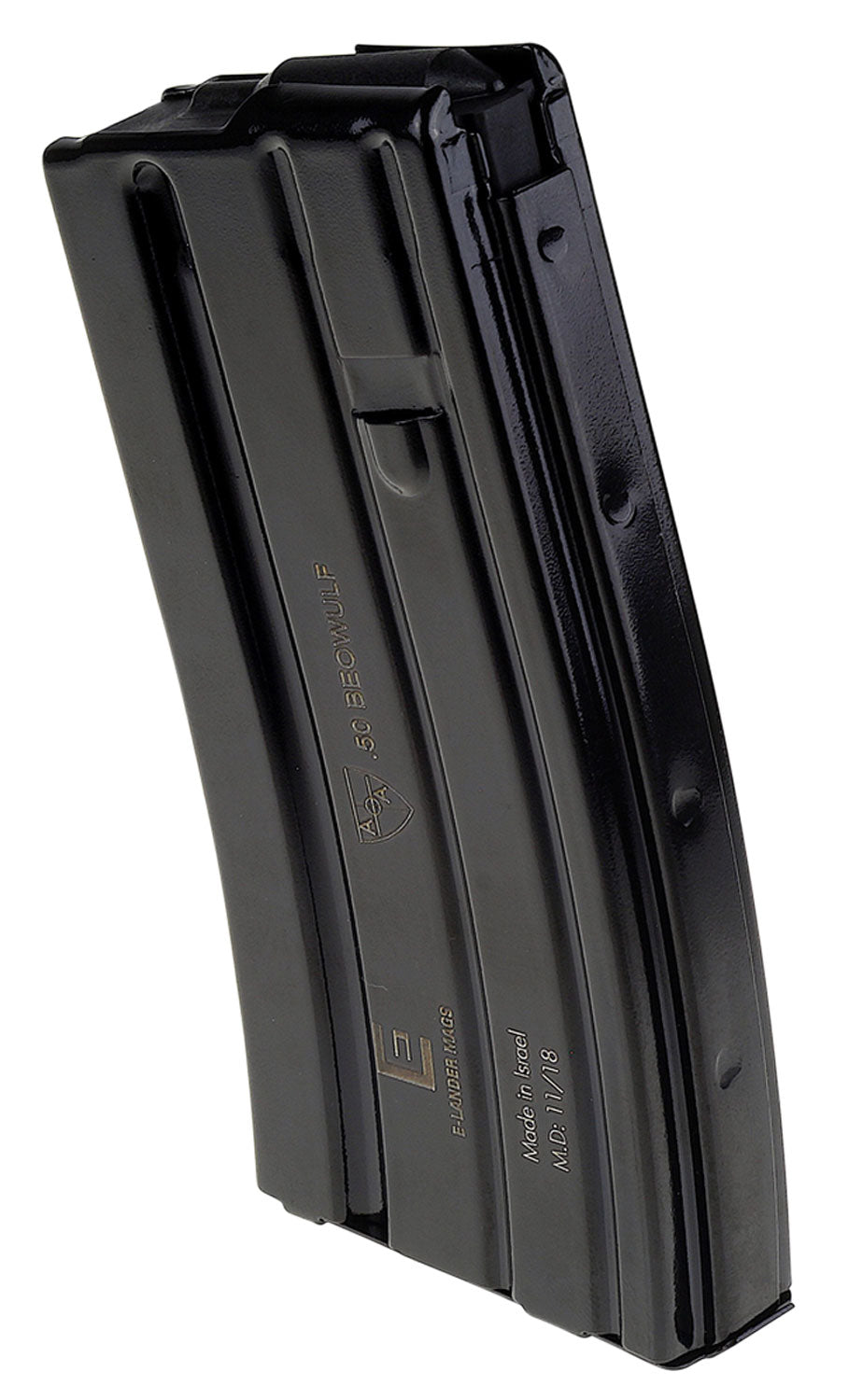 Alexander Arms .50 Beowulf 7-Round AR-15 Rifle Magazine Black Steel MEB507
