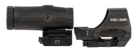Holosun 510 HS510CHM3X Open Reflex Red Dot and 3x Magnifier Combo Kit Black Anodized