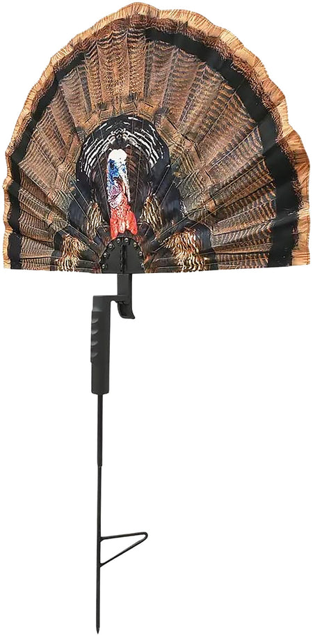 Mojo Outdoors Fatal Fan Turkey Scoot & Shoot Decoy with Interchangeable Fan Hub
