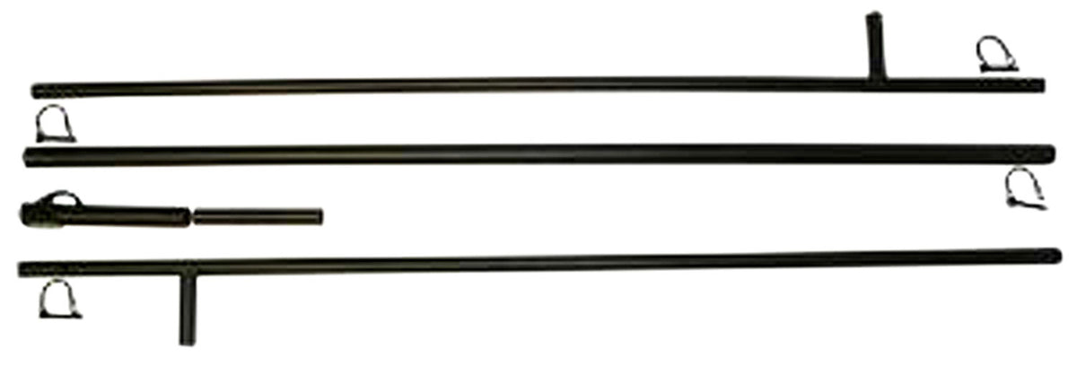 Mojo Outdoors HW2204 Decoy Extension Pole Black Metal 4'/8'/12'