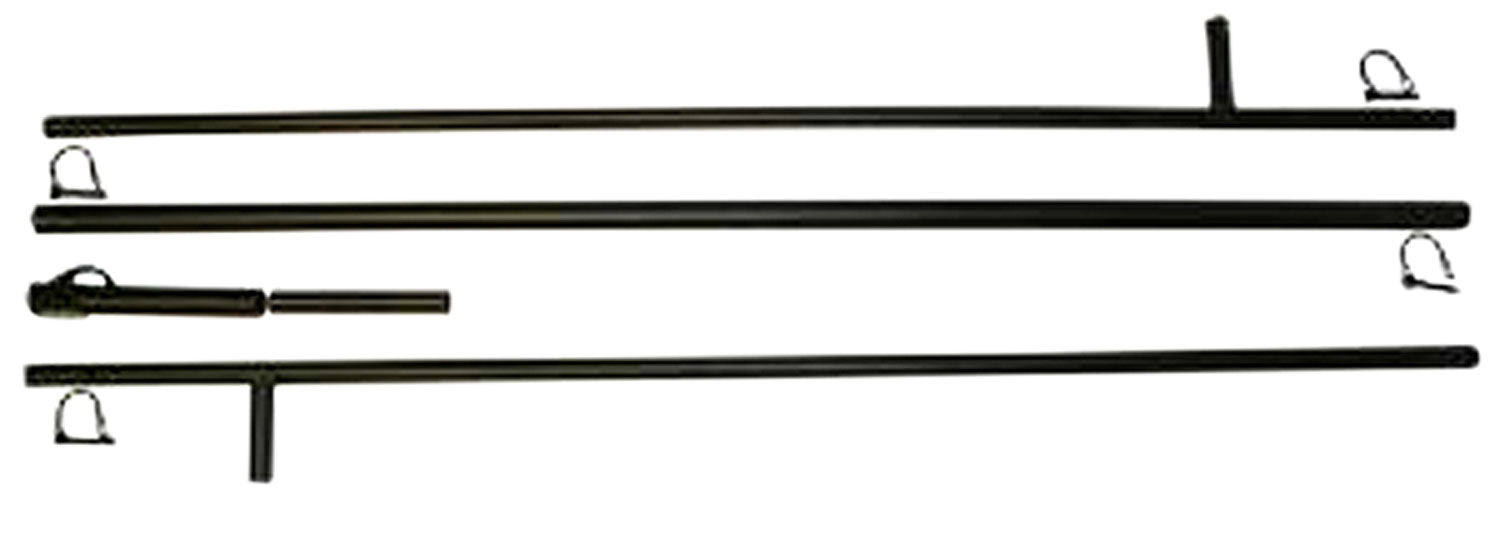Mojo Outdoors HW2204 Decoy Extension Pole Black Metal 4'/8'/12'