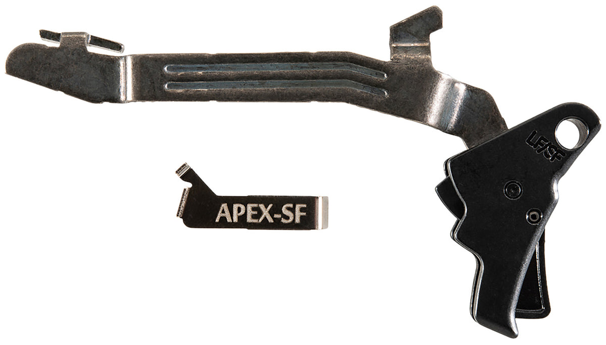 Apex 102117 Drop-In Action Enhancement Trigger & Connector Kit Glock 43/43X/48 Black