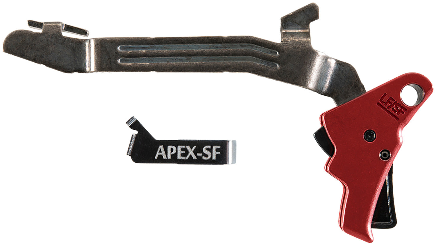 Apex 102157 Glock 43/43X/48 Drop-In Action Enhancement Trigger Kit Red Anodized
