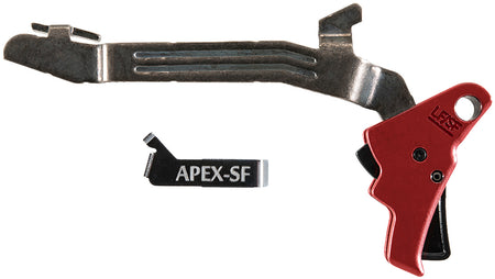 Apex 102157 Glock 43/43X/48 Drop-In Action Enhancement Trigger Kit Red Anodized