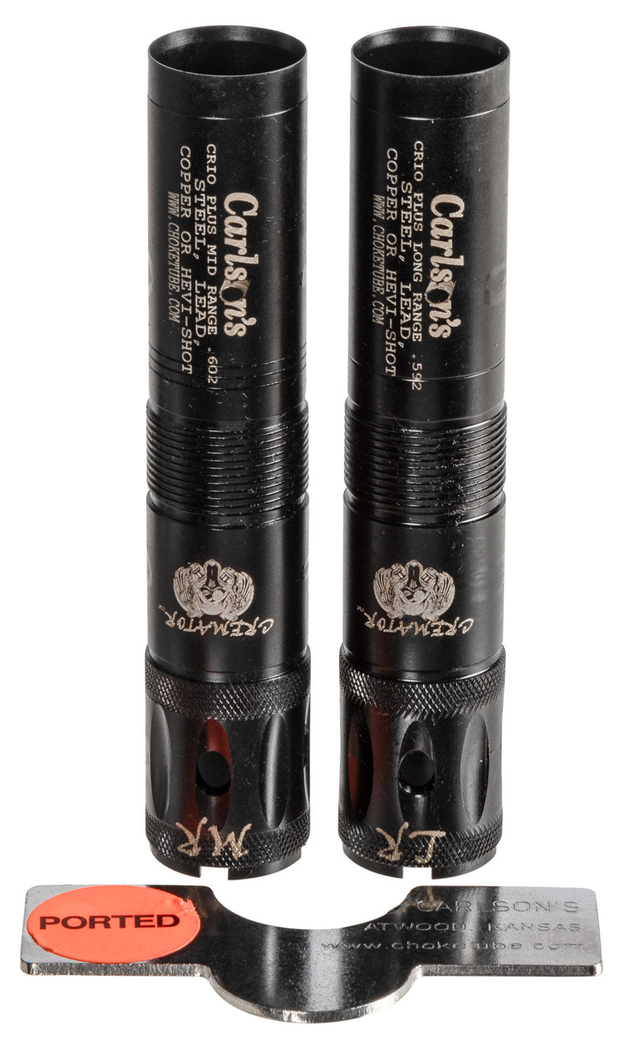 Carlson's Cremator Choke Tube Benelli Crio/Crio Plus 20 Gauge Mid/Long Range Ported 17-4 Stainless Steel
