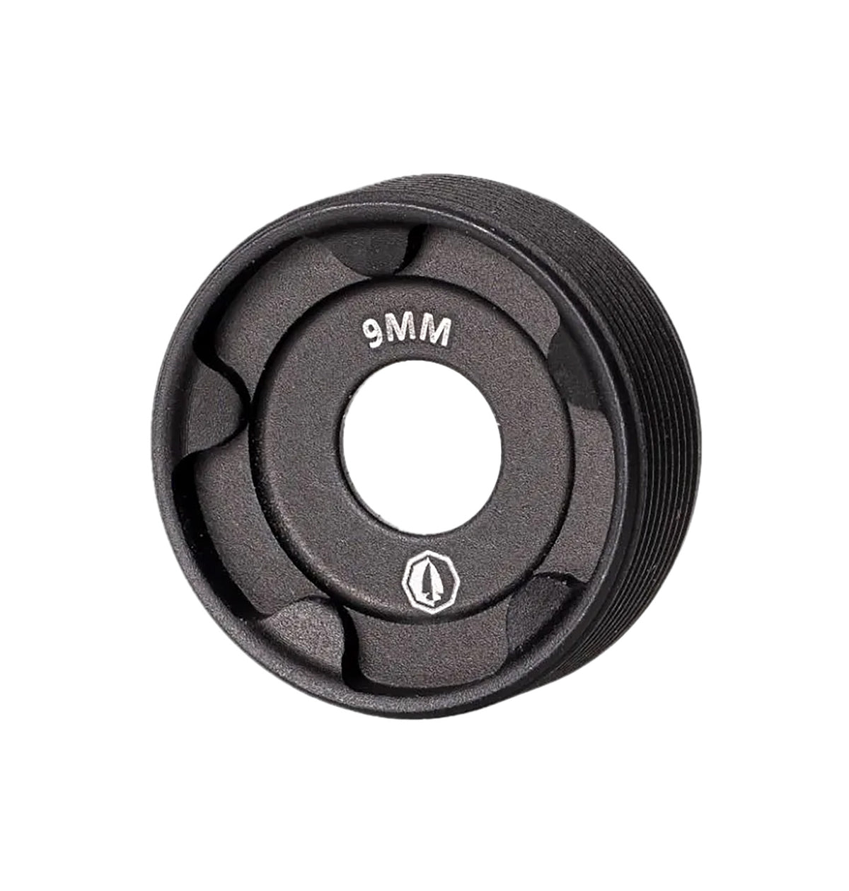 Rugged Suppressors FC002 Black Front Cap for 9mm Platforms