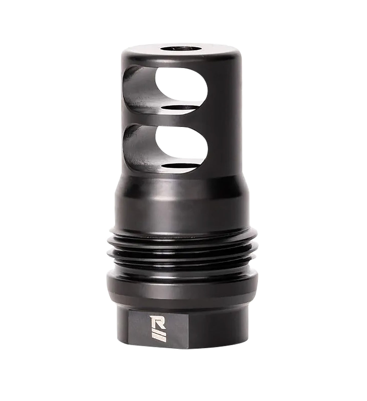 Rugged Suppressor MB010 2-Port Muzzle Brake Black 5.56x45mm 1/2"-28 tpi 2.16" OAL for Radiant762 and Micro30