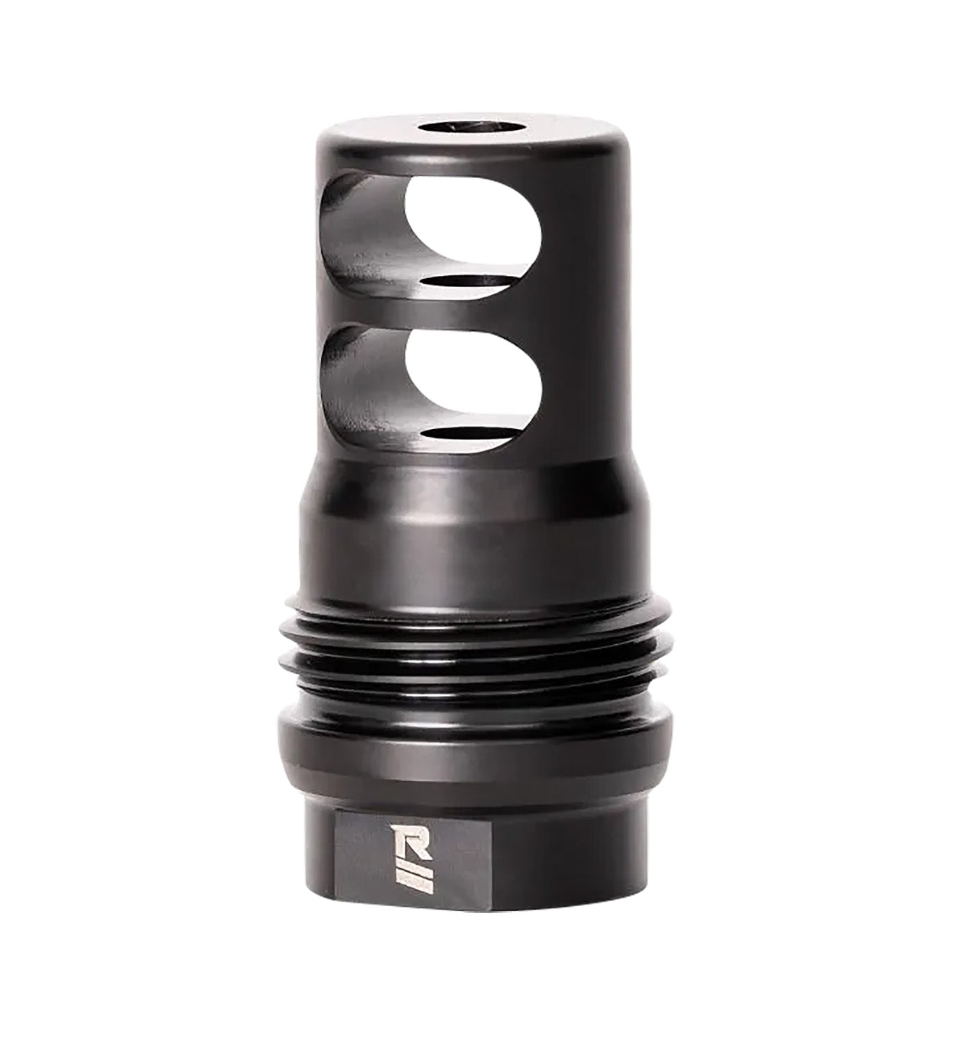 Rugged Suppressor MB010 2-Port Muzzle Brake Black 5.56x45mm 1/2"-28 tpi 2.16" OAL for Radiant762 and Micro30