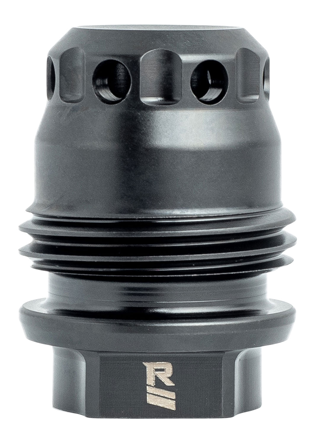 Rugged Suppressor MB012 M2 Compact Muzzle Brake Black 5/8"-24 tpi 1.30" OAL 1.5 oz for Radiant762 Micro30
