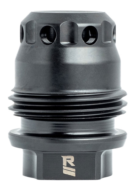 Rugged Suppressor MB012 M2 Compact Muzzle Brake Black 5/8"-24 tpi 1.30" OAL 1.5 oz for Radiant762 Micro30