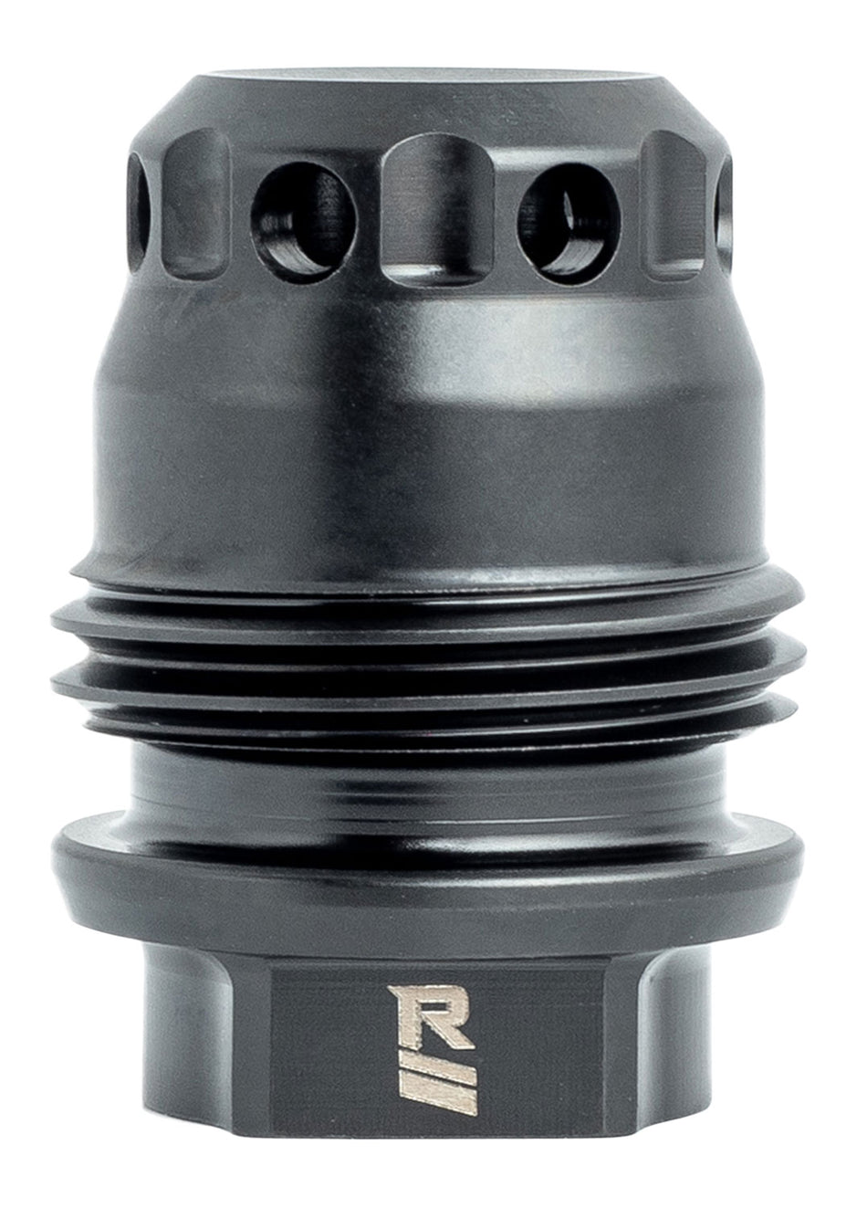 Rugged Suppressor MB012 M2 Compact Muzzle Brake Black 5/8"-24 tpi 1.30" OAL 1.5 oz for Radiant762 Micro30