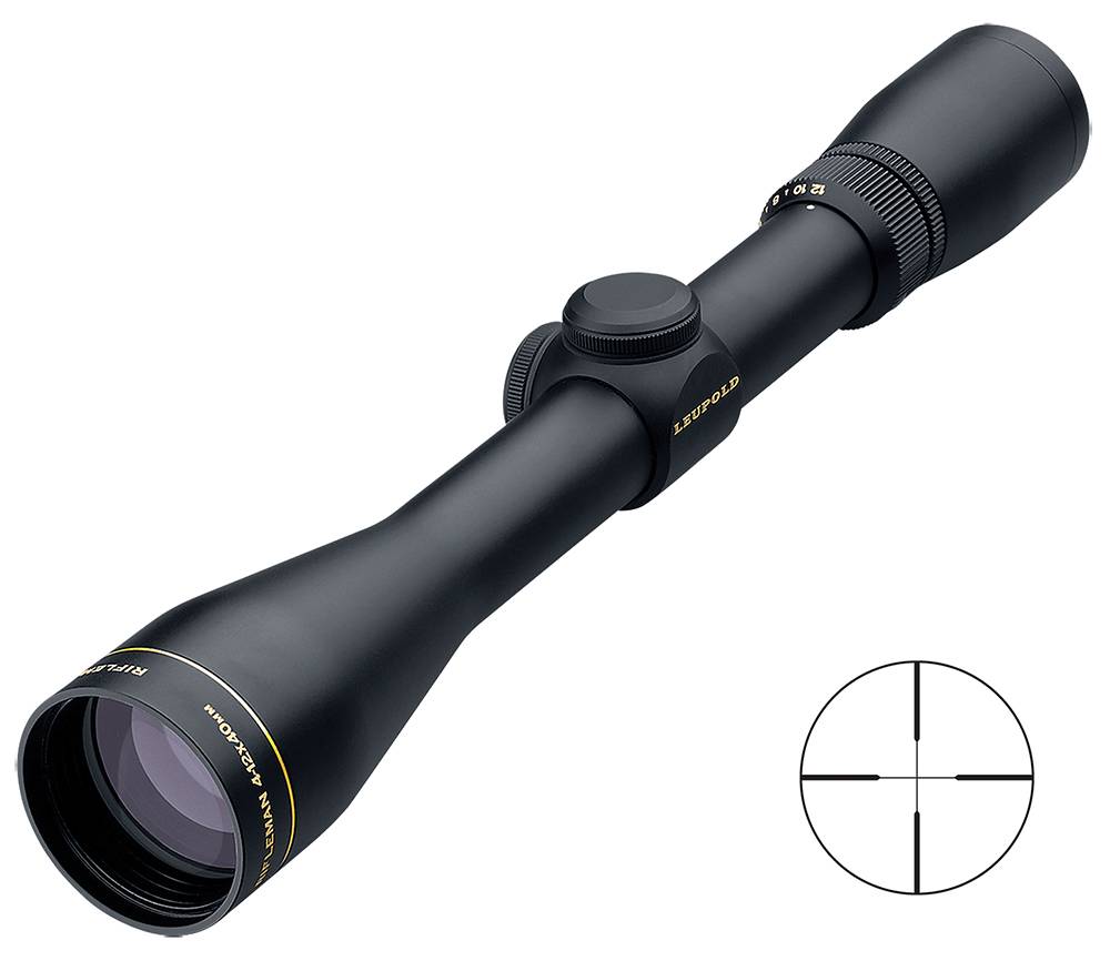 Leupold 56170 Rifleman 4-12x 40mm Obj 1" Tube Matte Black Wide Duplex SFP