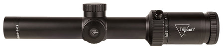 Trijicon 2900019 Credo HX 1-6x24mm 30mm Tube Satin Black Illuminated Red BDC Hunter Holds .308 Reticle Riflescope