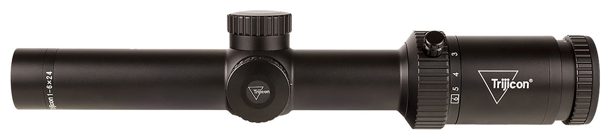 Trijicon 2900020 Credo HX Riflescope 1-6x24mm 30mm Satin Black LED Illuminated Red BDC Hunter Holds .223 Reticle