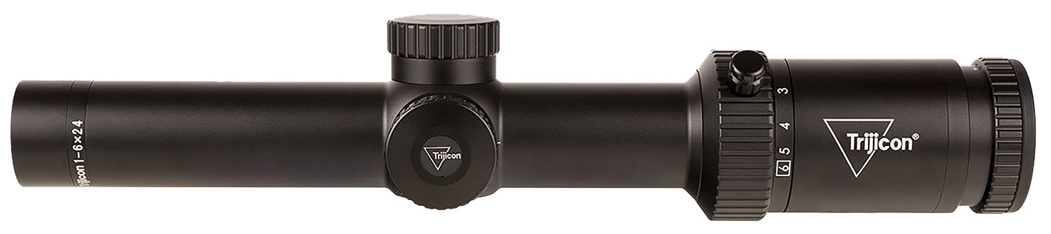 Trijicon 2900021 Credo HX Riflescope 1-6x24mm 30mm Satin Black LED Illuminated Red MOA Segmented Circle Reticle