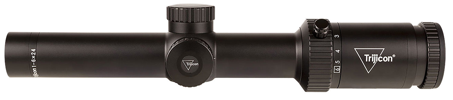 Trijicon 2900022 Credo HX Riflescope 1-6x24mm 30mm Satin Black LED Illuminated Green MOA Segmented Circle Reticle