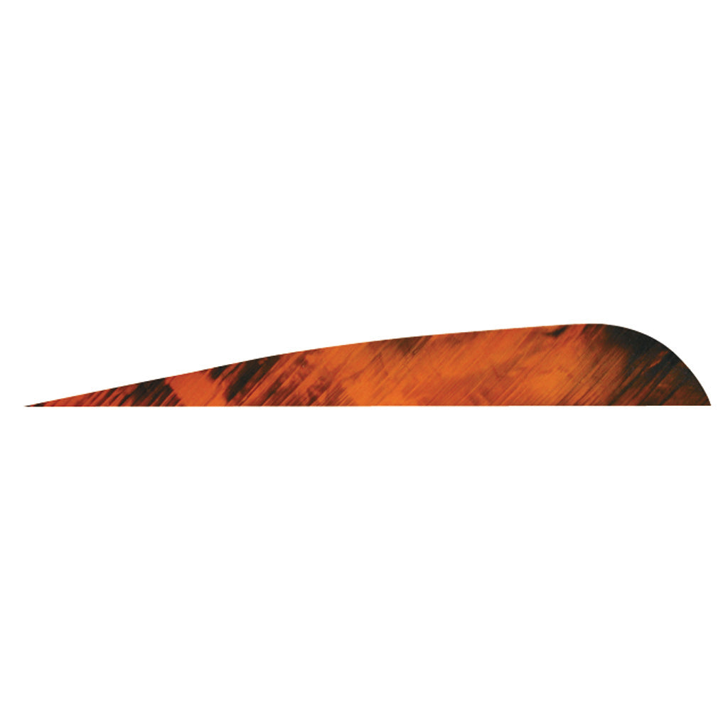 Gateway 4 in. Tre-Orange TreBark Camo Feathers Right Wing Pack of 100