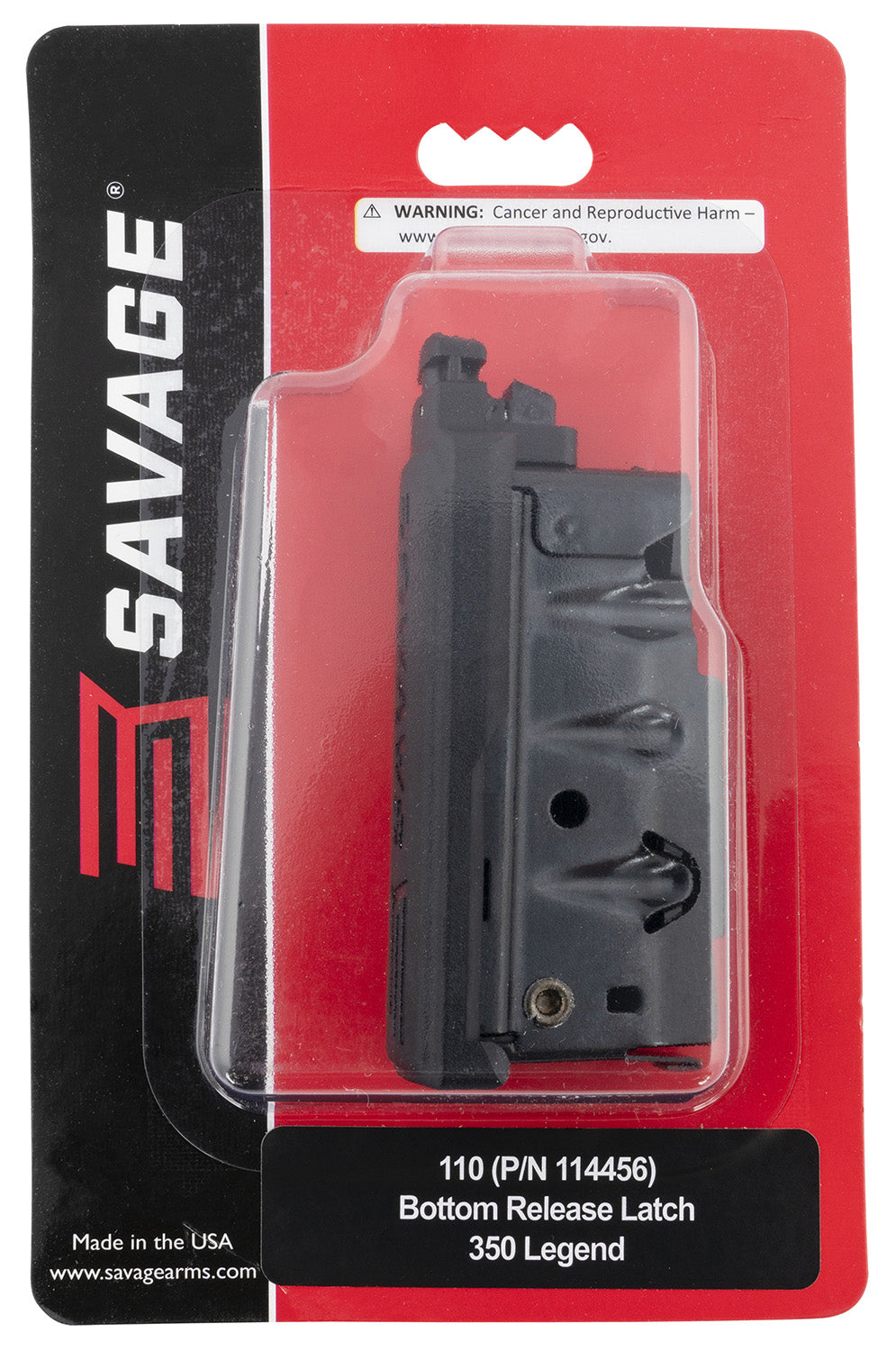 Savage Arms 55236 Detachable 4 Round Magazine in 350 Legend for Savage Axis/110 Series Blued