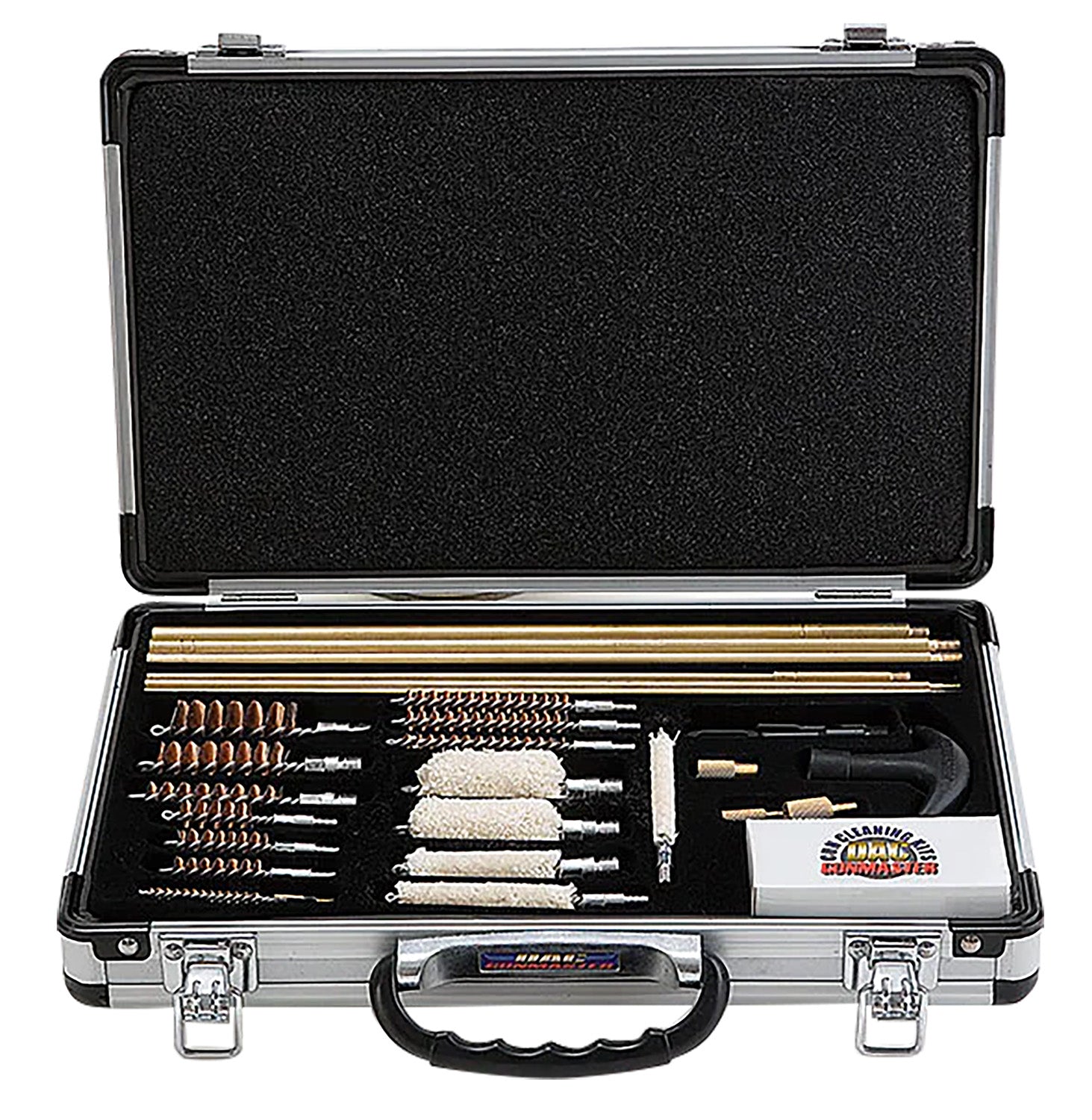 DAC UGC76C 35-Piece Universal Deluxe Gun Cleaning Kit Multi-Caliber Silver