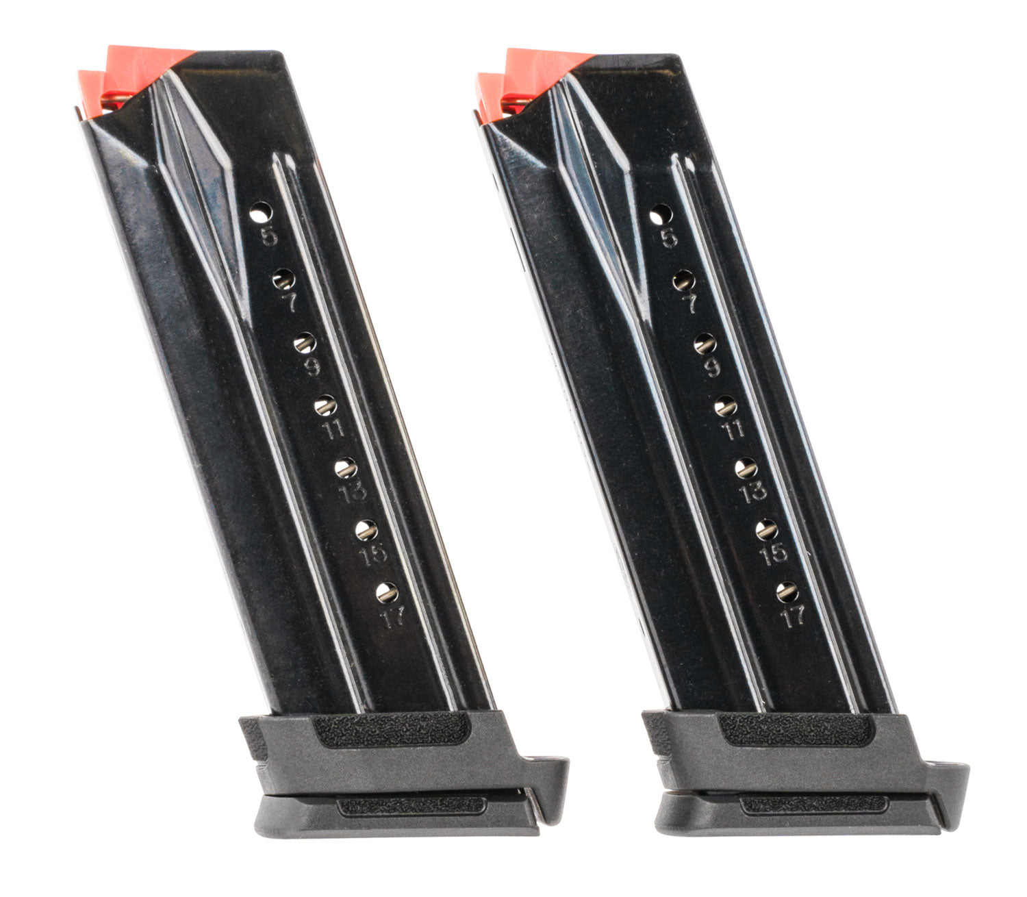 Ruger 90691 Security-9 Value Pack 2-Pack 17rd 9mm Luger Black Oxide Steel Magazines