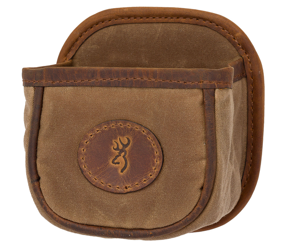 Browning 121040084 Santa Fe Shell Carrier Tan Canvas and Leather Belt Clip Mount