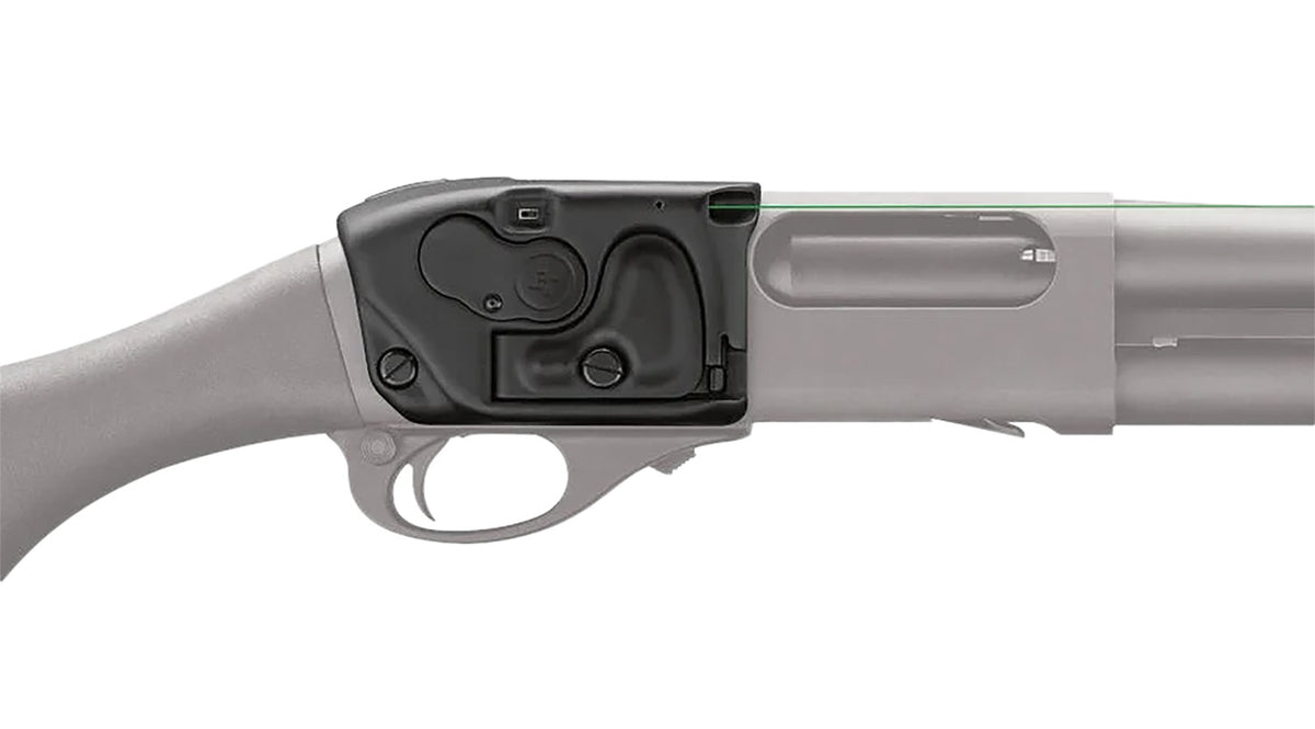 Crimson Trace LS-870 LaserSaddle Green Laser Sight Remington 870 and Tac-14 Shotguns