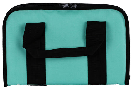 US PeaceKeeper P21122 Handgun Attache Case Blue 600D Polyester Lockable