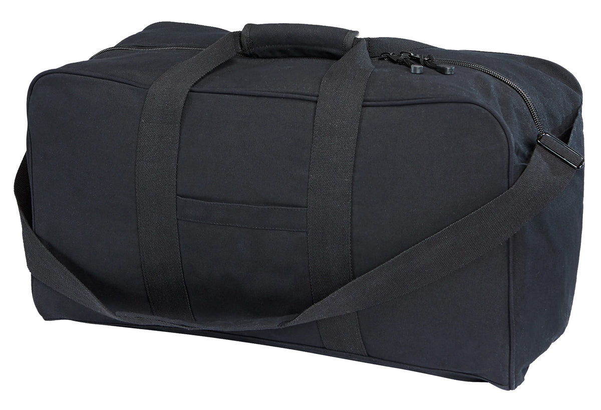 US PeaceKeeper P21524 Heavy Duty Canvas Gear Tote Bag Black 24"