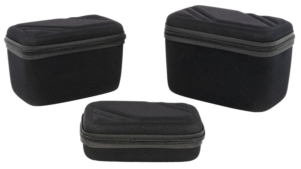US PeaceKeeper Gear Ammo Cases Nested Set of 3 Black EVA Denier Nylon