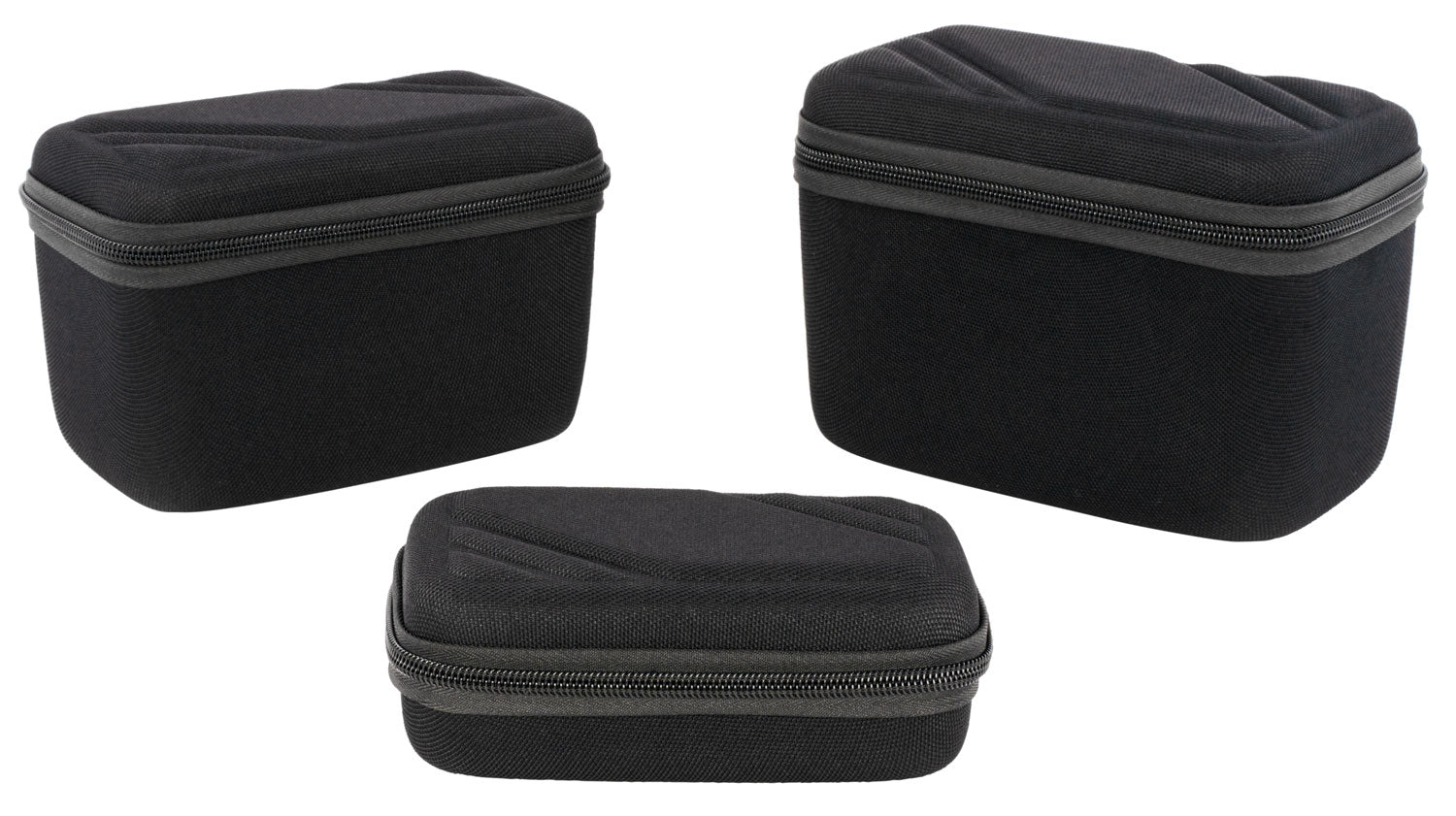 US PeaceKeeper Gear Ammo Cases Nested Set of 3 Black EVA Denier Nylon