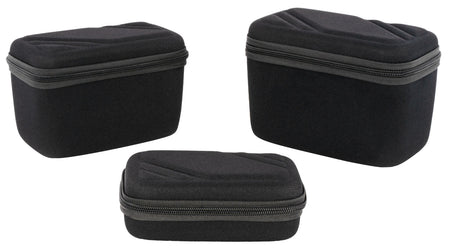 US PeaceKeeper Gear Ammo Cases Nested Set of 3 Black EVA Denier Nylon